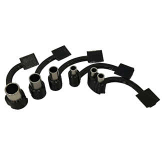 Auspuff mit Edelstahl-Endrohr, biegsam, LED-ready